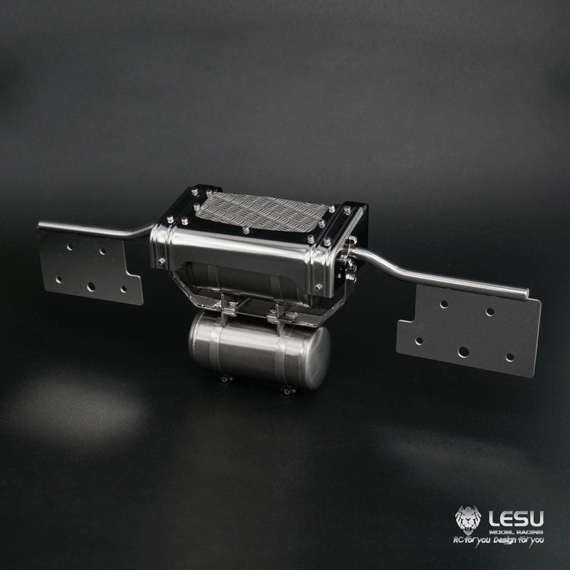 LESU Tail Beam Gas Tank Rear Light Mount 1/14 Scale for TAMIIYA RC Trailer Tractor Truck Remote Control Vehicle Accessories