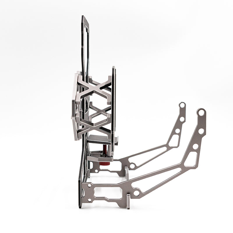 FlySky Metal Tray Carbon Fiber Protection Box FTR8B Receiver PL18 Transmitter for Excavator Truck Loader Models