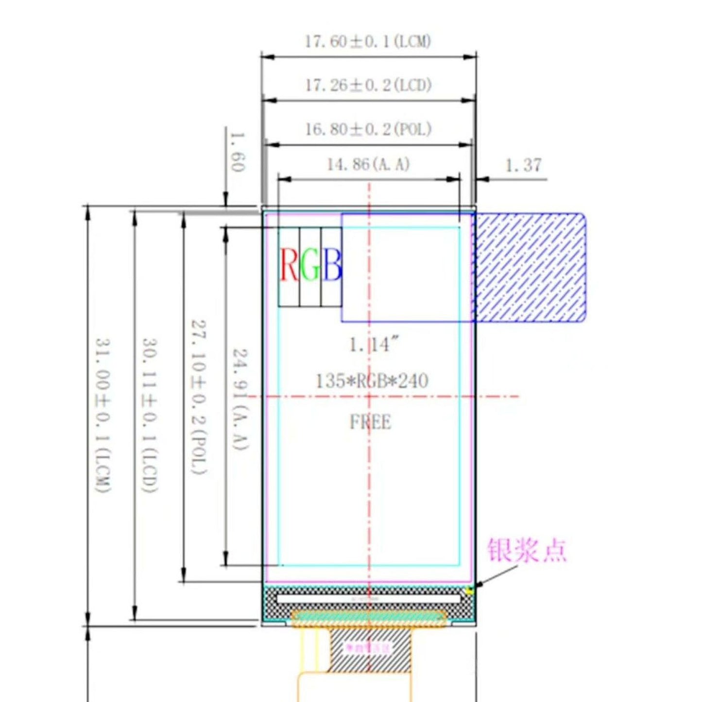 Reverse Camera LCD Display for DIY Scale RC Tractor Truck Hydraulic Dumper Crawler Car Radio Controlled Off Road Vehicles Model