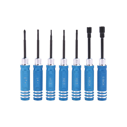 7pcs Slotted Phillips Screwdriver Socket Driver Hex Screwdrivers Sets for RC Car Radio Controlled Trucks Accessory