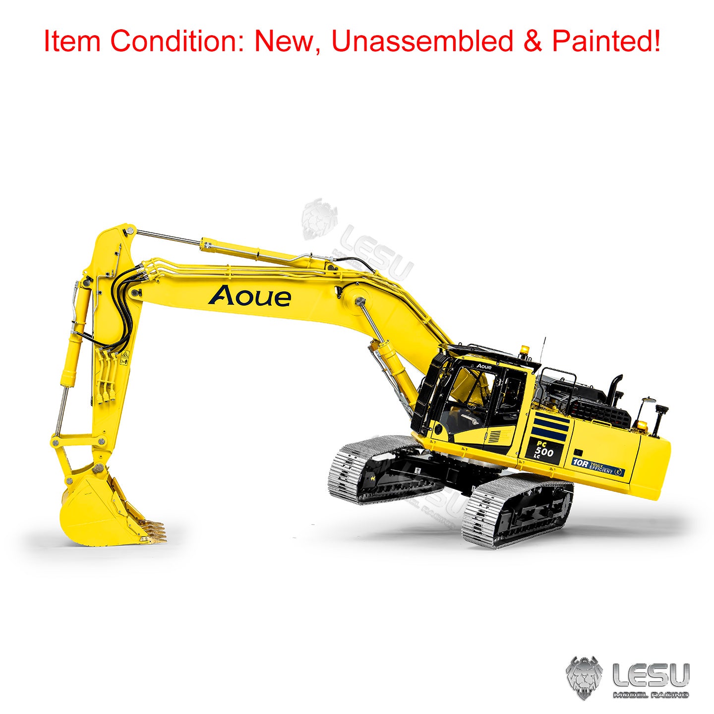 LESU Aoue PC500 1/14 Metal RC Hydraulic Tracked Excavator B0019 KIT 7Ways Valve Digger 3-4MPA Pump Light DIY Model