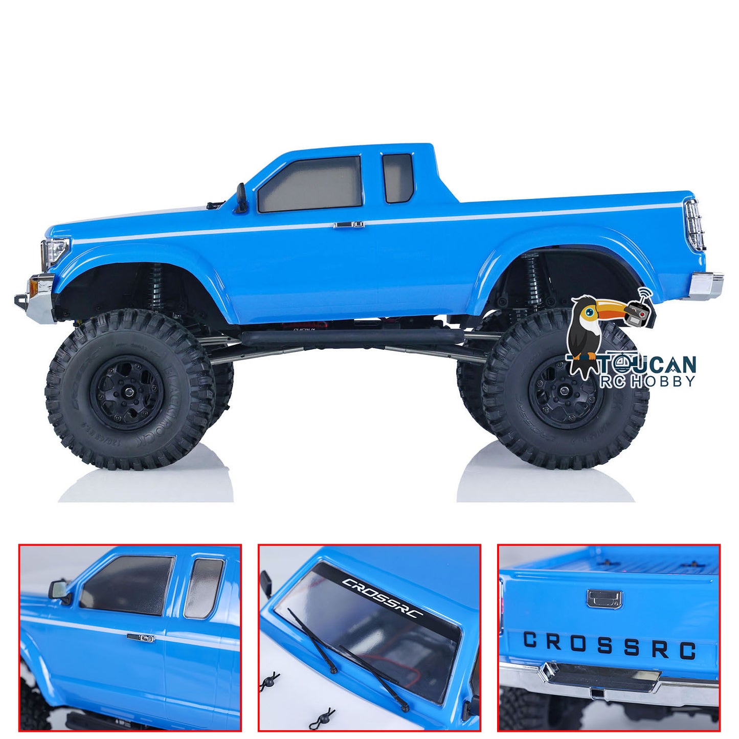 IN STOCK CROSSRC 1/10 AT4V 4x4 RC Crawler Car PNP Remote Control Off-road Vehicles Hobby Model Toy Gift for Children Adults