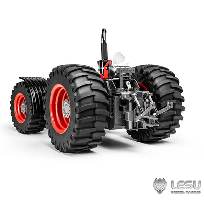 LESU 1/16 4X4 Fendt 1050 RC Tractors Metal Chassis Ready to Run Car Differential Lock Model FrSky ST8 ESC Servo Motor DIY Vehicle