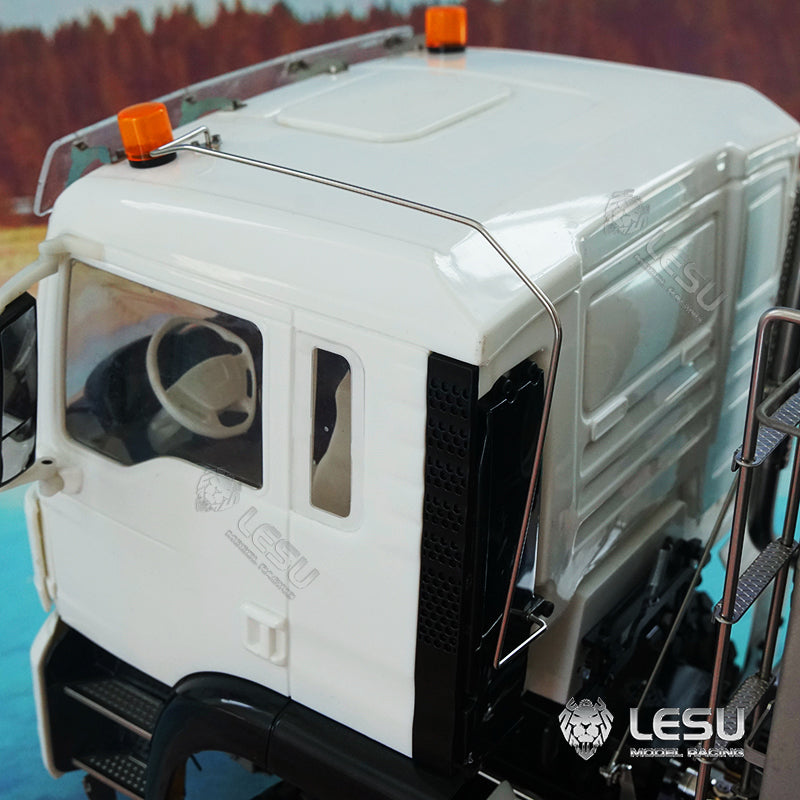 In Stock LESU 1/14 Scale 8*8 Metal Chassis TGS Hydraulic Dumper Truck Construction Vehicle Light Sound System Motor ESC