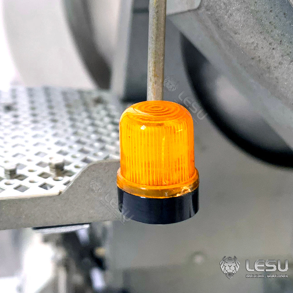 LESU 1/14 Metal DIY Upgraded Part Side Bumper Vacuum Tank Waste Bin Concrete Mixer for Tamiya Roll-off RC Dumper Vehicle Wood Trailer Rack