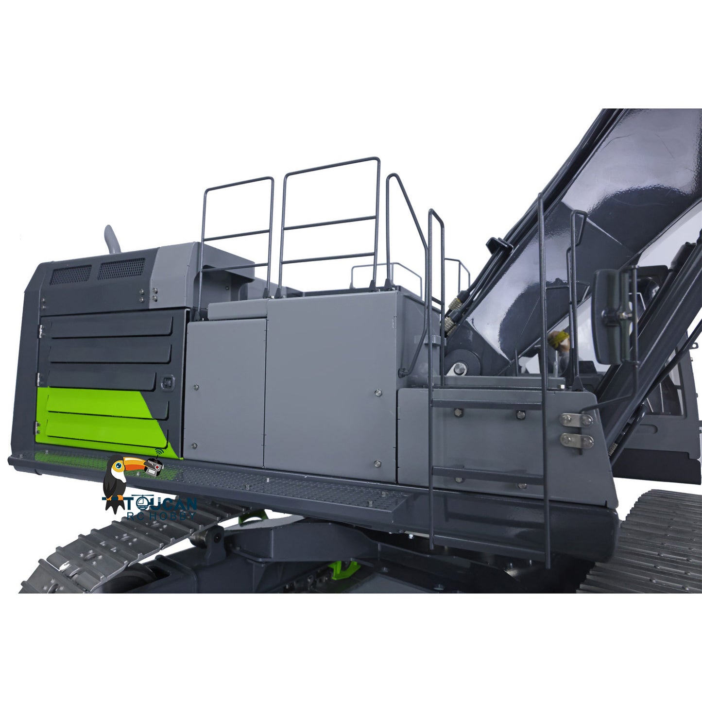 LESU C374F 1/14 Remote Control Hydraulic Excavator Heavy RC Digger Model Sound Smoke Light LCD Screen Quick Coupler 6CH Valve