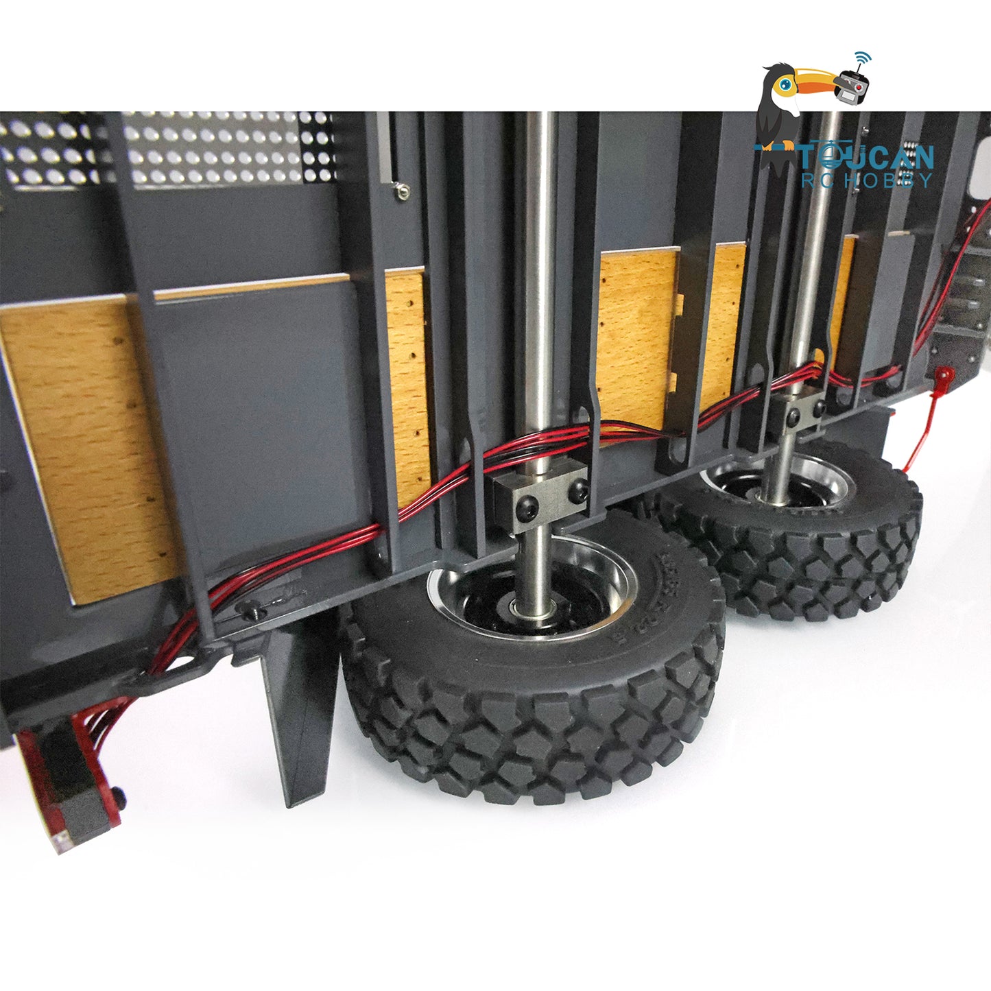 Metal Trailer Plate for 1/14 LESU Aoue-LT5H LT5 Wheeled Tracked Skid-Steer Loader Remote Control Hydraulic Model Car