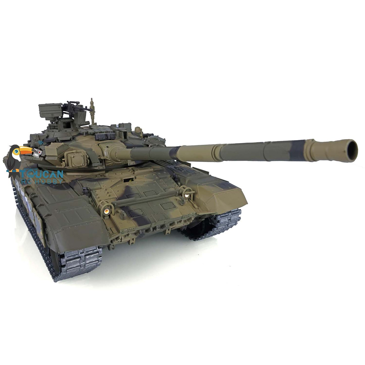 TOUCAN RC HOBBY Henglong 1/16 TK7.0 Promotion Russian T90 3938 RTR RC Tank Model BB IR 360 Degrees Turret Smoke Metal Tracks Gearbox Sprockets Idlers Wheeels