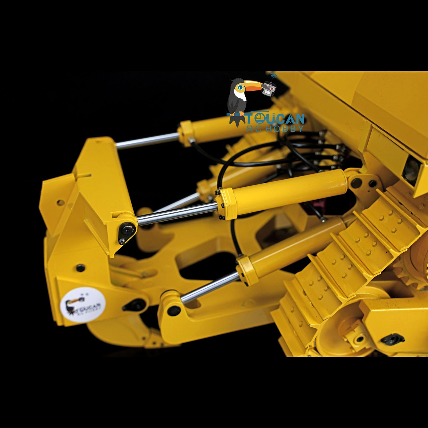 US Stock 1/14 JDMODEL DXR2 Metal RC Hydraulic Bulldozer Radio Controlled Dozer Construction Vehicle 201 New Sound Module