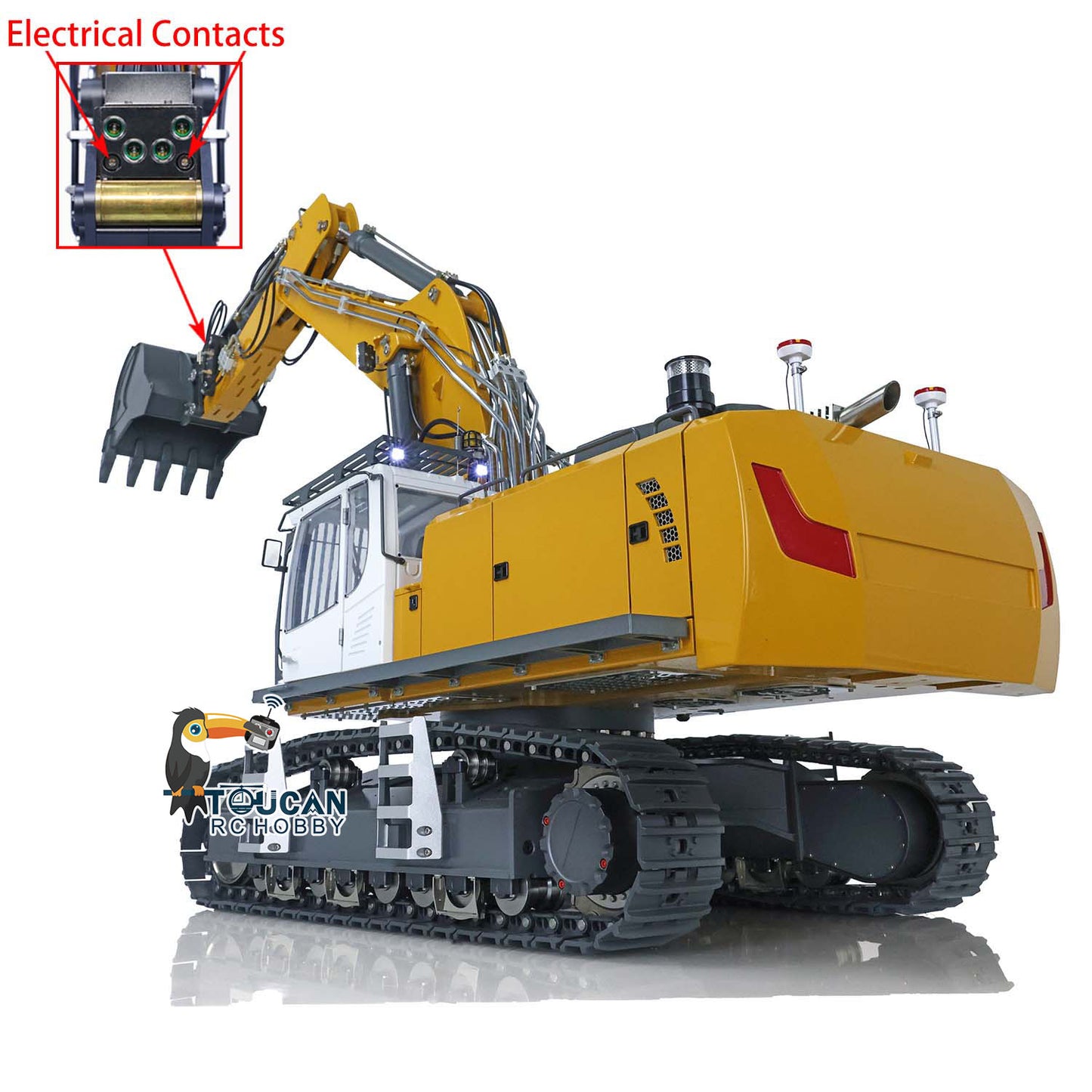 USED Kabolite 1/14 Remote Control Hydraulic Excavator K970 100S Pro RC RTR Digger Model W/ Light Sound System Smoking Unit PL18EV teshulianjie