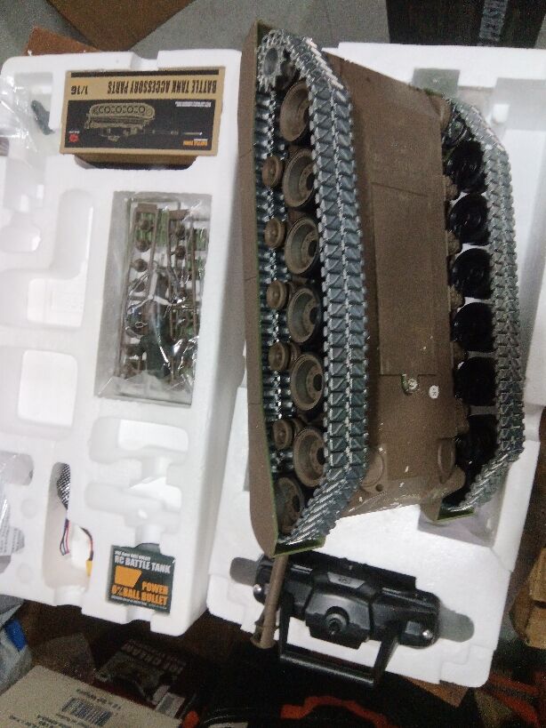Second Hand US Stock Fast Free Shipping Henglong 1/16 7.0 Upgraded 3838 M26 Pershing RTR RC Tank Metal Drive Idler Wheels Gearbox Tracks