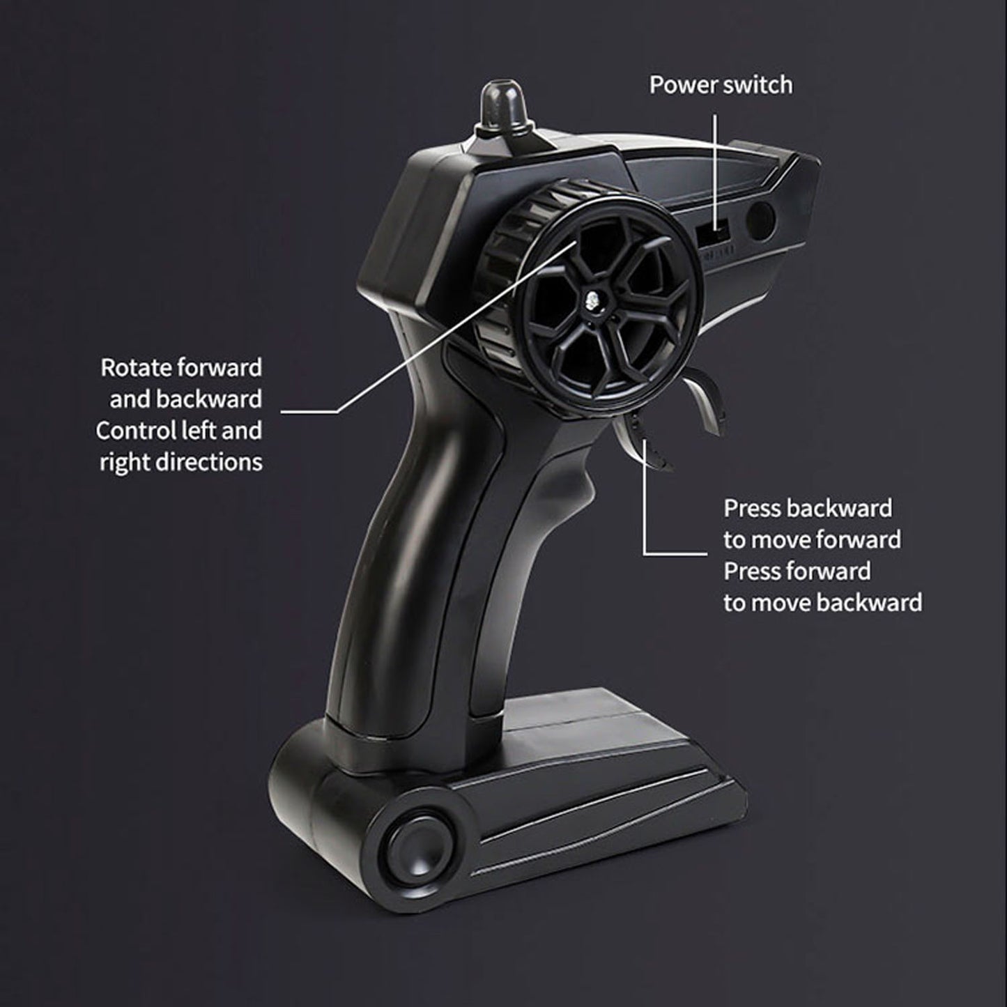 1:24 2.4GHz Radio Control Off Road Vehicle Pickup Truck Q208 RC Electric Four Wheel Drive Pickup RTR LED Lights Transmitter