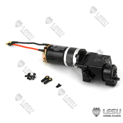 Metal LESU GearBox Transmission 2Speed Rear Drive 1/14 1/5 Planetary Reduction for RC 1/14 Tractor Truck Dumper TAMIIYA DIY