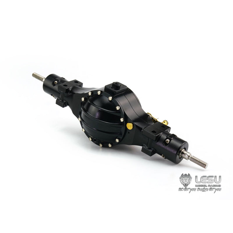 US Stock LESU Metal Rear Axle Differential Lock RC 1/14 Tractor Truck Car Tamiya Simulation Vehicle Model Accessories