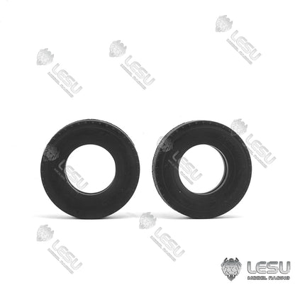 US STOCK Wheel Tires for Tamiya LESU 1/14 Radio Controlled A0020 Hydraulic Trailer Truck A0005 Model Spare Parts Replacements