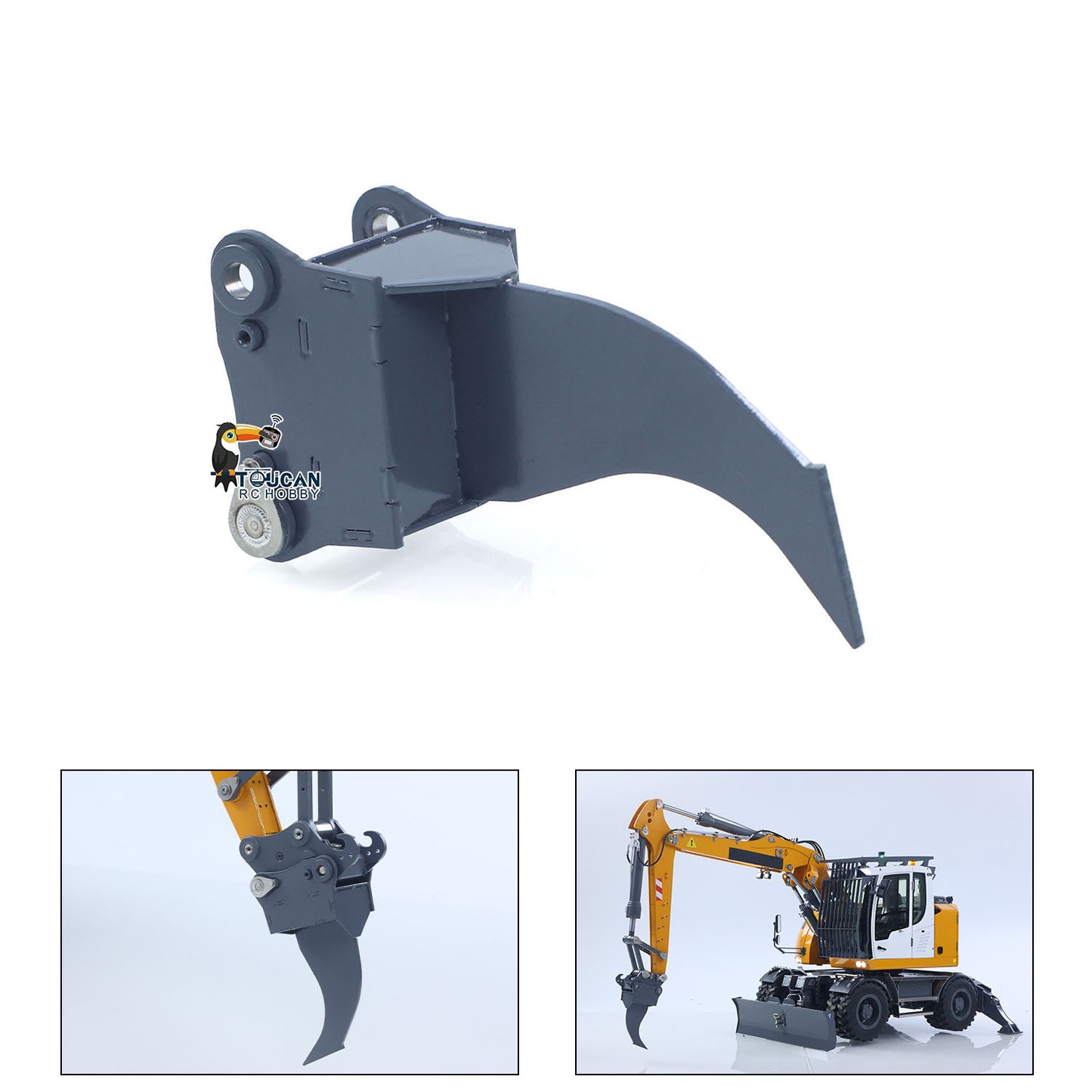 In Stock CUT 1/14 Scale 914 5-ways Radio Control Hydraulic Excavator Valve Metal Remote Control Earth Digger Hobby Model RTR Machine ESC Servo Motor