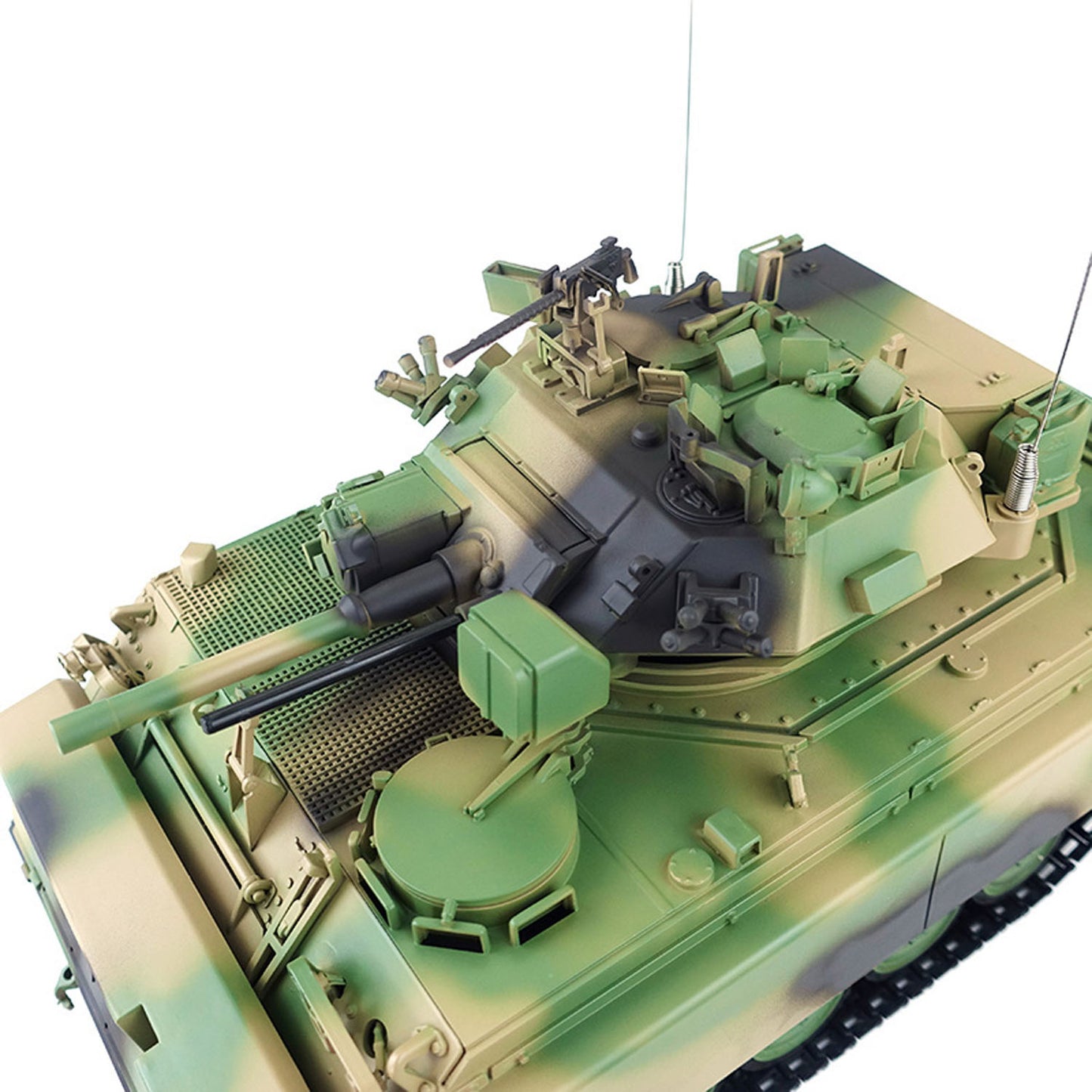 RTR 1/16 Tongde M113A1 RC Tank Infrared Battle System Barrel Recoil Smoke Unit Sound Effects 320?? Rotating Turret Metal Gearbox