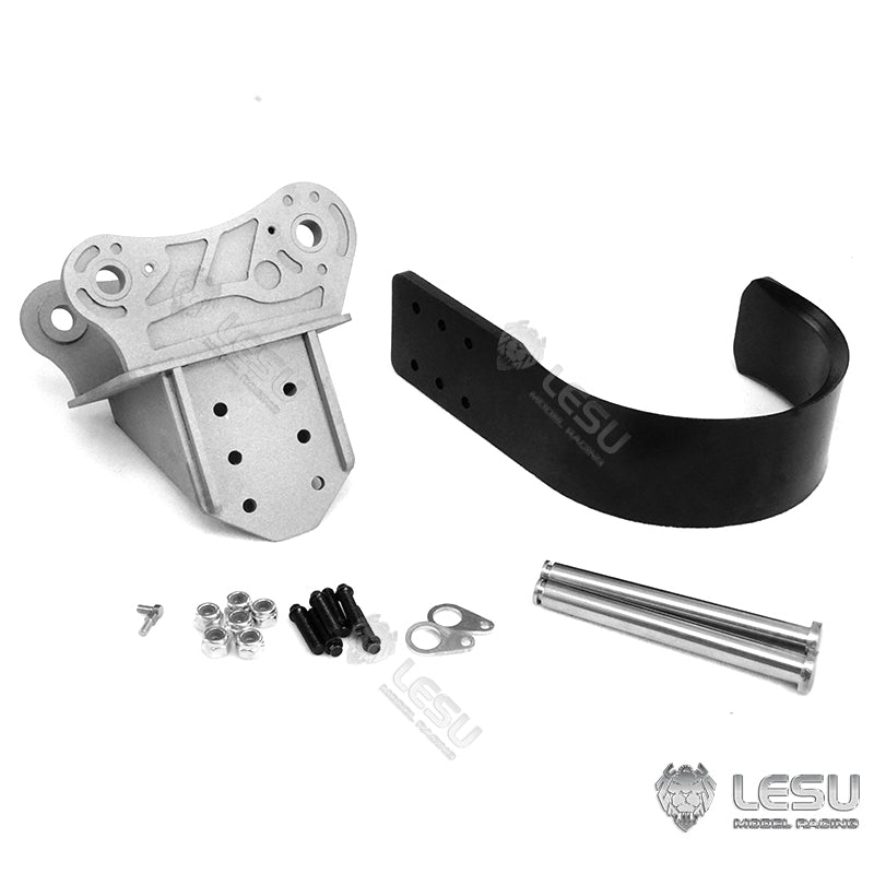 Metal Claw Ripper Bucket Digging Compactor for 1/14 RC LESU 374F Hydraulic Excavator Remote Control Construction Vehicles