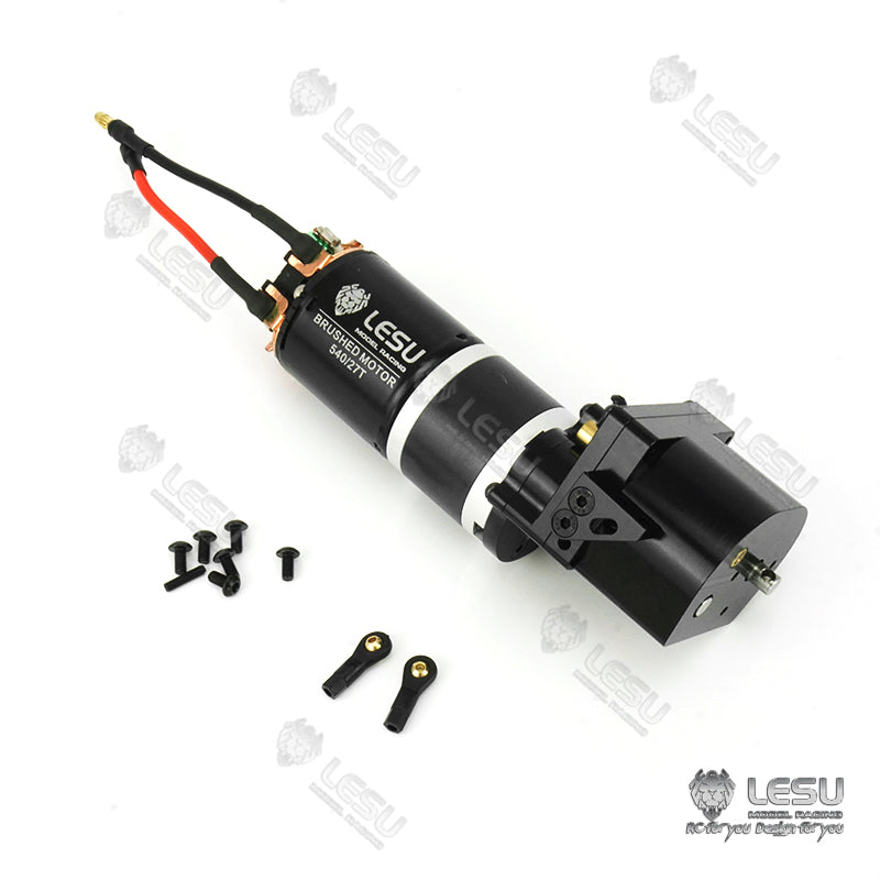 LESU Gearbox Transmission 2Speed Motor 1/14 1/5 Planetary Reduction for 1/14 Tamiya RC Tractor Truck Dumper Remote Controlled Lorry Car Hobby Model
