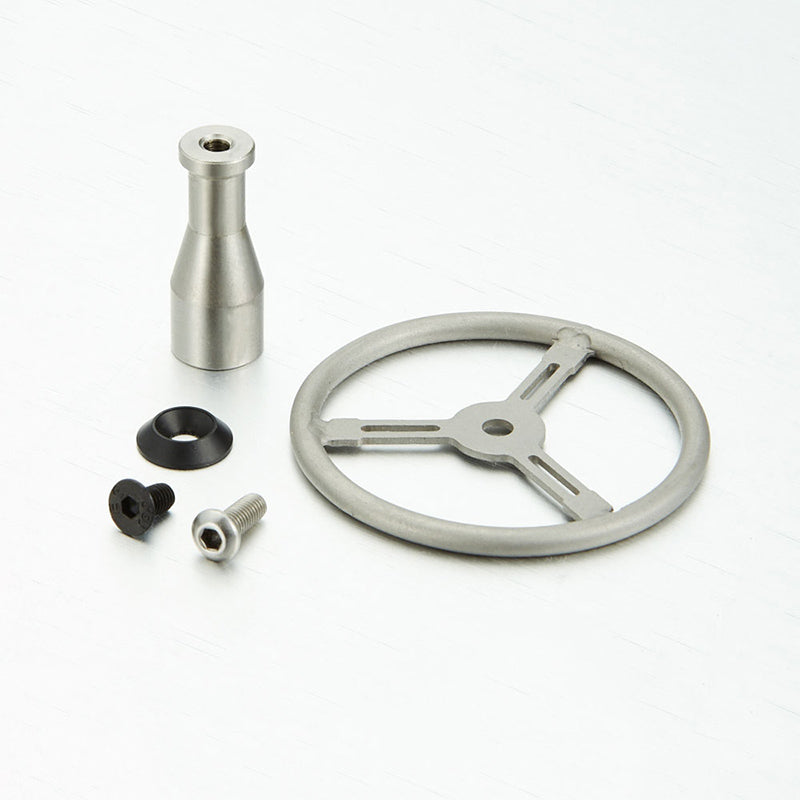 US Stock Metal Steering Wheel for 1/10 TFL C1508 Crawler Chassis RC Model Radio Controlled Car Spare Parts