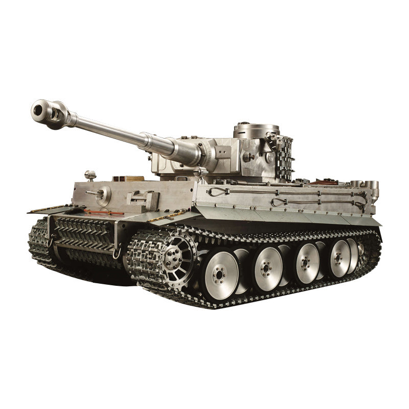 USA Pre-Order by the sea Henglong 1/8 Scale Full Metal German Tiger I RTR RC Tank 3818 Model Tracks Wheel 2.4G Radio Controller BB Shooting Battery