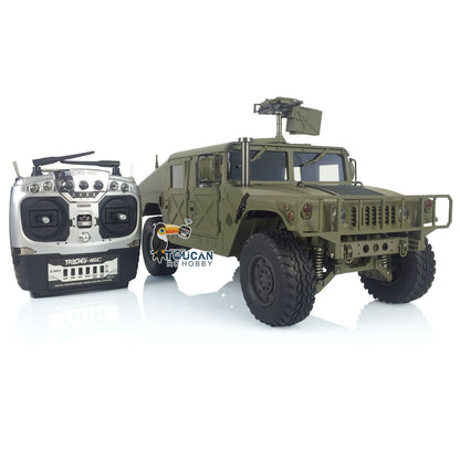 IN STOCK HG 1:10 Remote Control Hummera P408 Military Vehicle Racing Car 4*4 w/ Sound LED Lingt System Radio System Wheel Hub Axles Beam