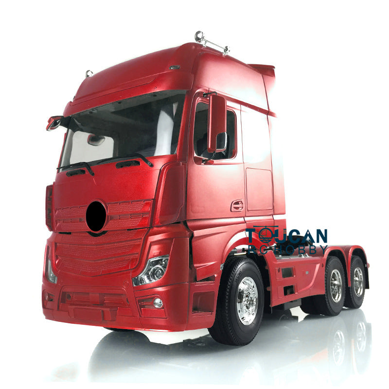 Toucan Hobby 1/14 6*4 Painted Highline 3 Axles RC Truck Radio Control Trailer Highline Tractor 1851 Brushed Motor KIT DIY Car