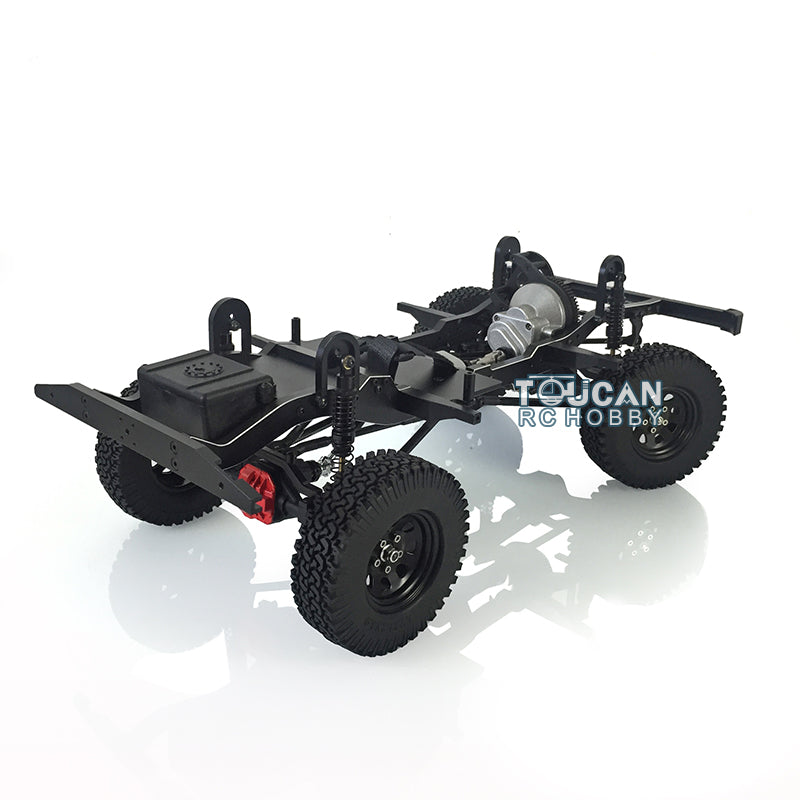 1/10 Scale D90 RC Rock Crawler Car Pickup Metal Chassis ESC Radio Wheel Tires Metal Chassis Light Sound System ESC Servo Motor