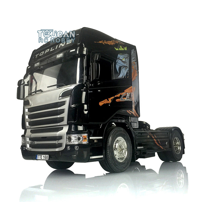 4X2 1/14 R730 RC Tractor Truck KIT Models 540 Motor Remote Controlled Lorry Car for TAMIYA LESU Trailer Vehicles Toys