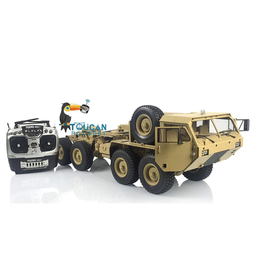 1/12 8x8 P802 Painted RC Military Truck Radio Control Car End Item Hobby Model Toy Car Electric Vehicle ESC Motor