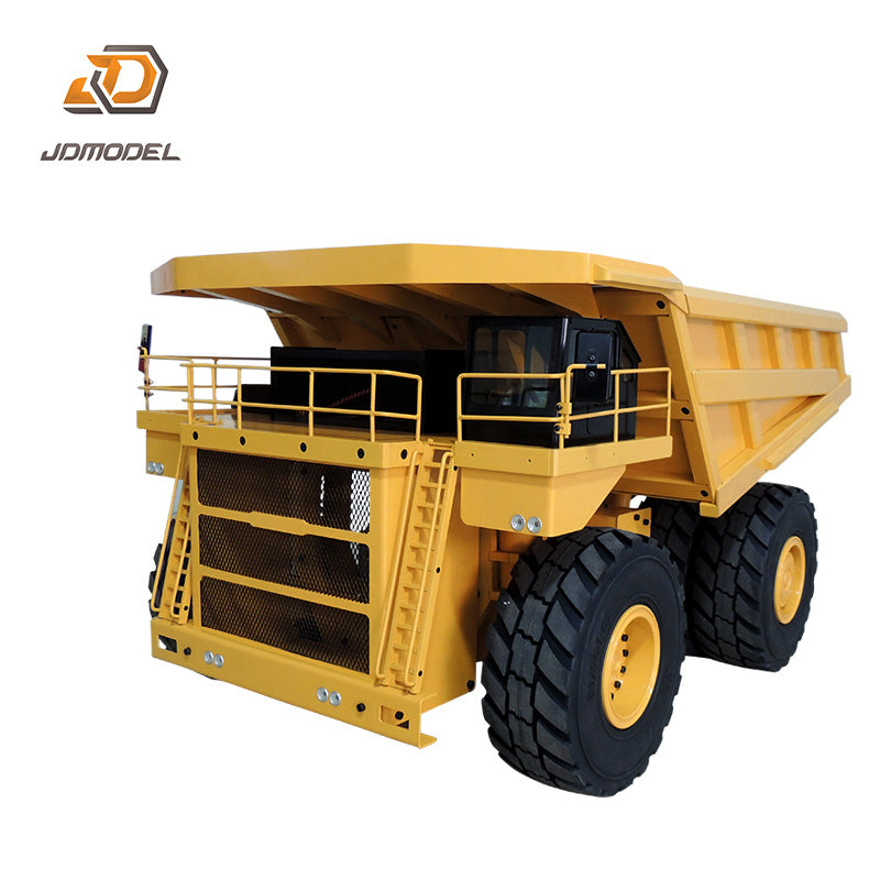In Stock JDMODEL Metal 1/14 4x4 RC Hydraulic Mining Dumper Heavy Machine JDM 118F Bogie Truck Car Model Radio Control Construction Vehicle