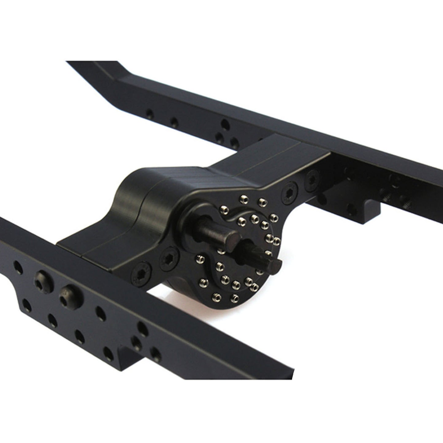 LESU Metal 2/1 Transfer Case Chassis Rail Frame Luggage Carrier for 1/10 Remote Control Crawler Car DIY for Professional RC Modeler