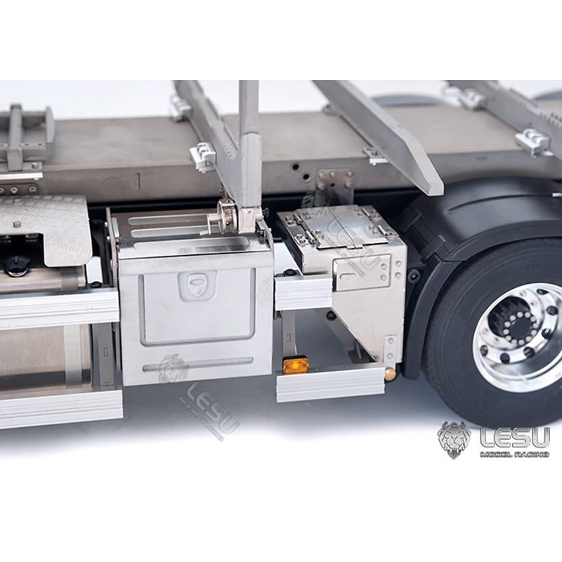 LESU 1/14 Metal Chassis 6*6 Motor Light for Radio Controlled FH16 Timber Truck Tractor Vehicles DIY Cars