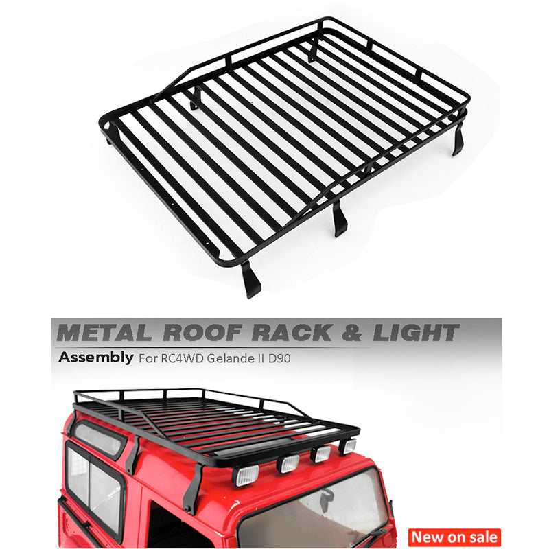US STOCK Second-Hand Used Metal Roof Rack for 1/10 RC4WD Gelande II D90 RC Crawler Car Radio Control Climbing Vehicle Defender