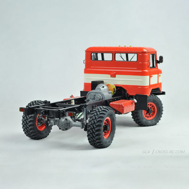 CROSSRC 1/10 GC4 KIT 4WD Radio Controlled Military Truck Emulated Car KIT Hobby Model Motor Trumpet Axle Hubs Trumpet