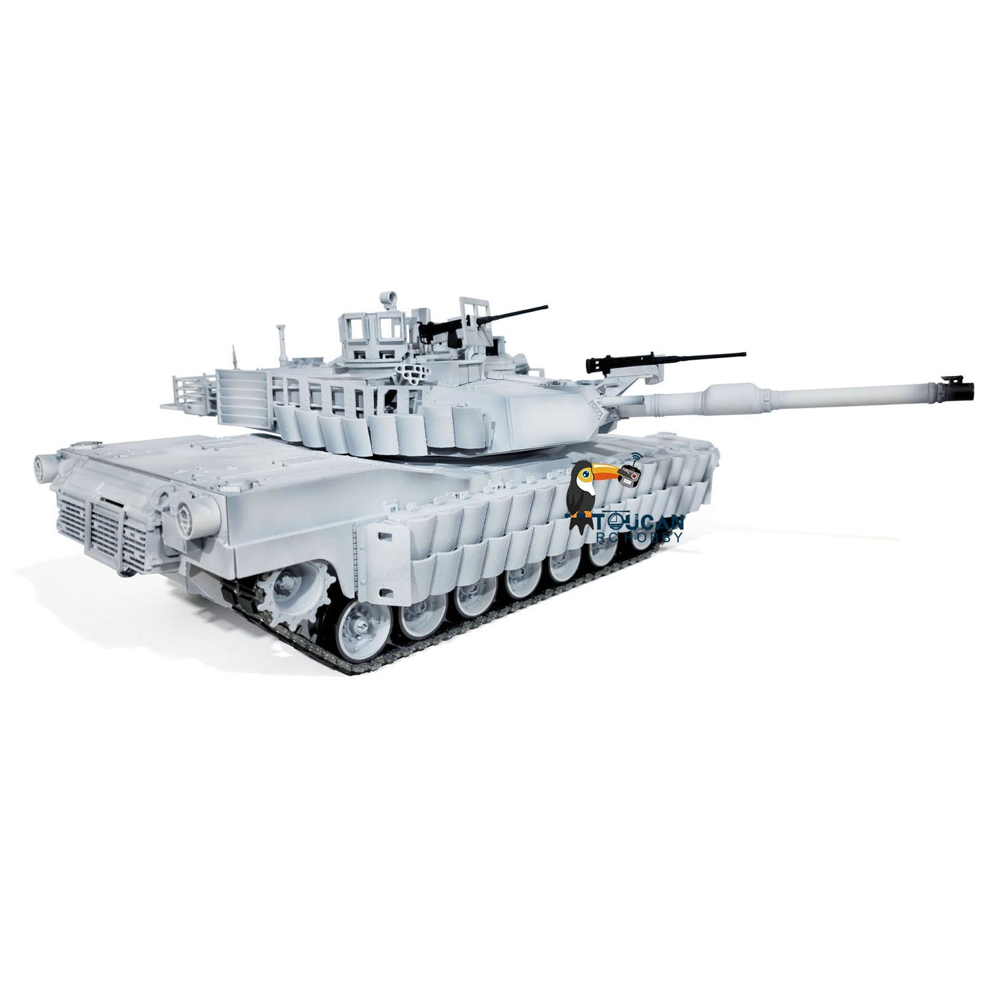 Full Metal 1:16 Painted RC Military Tank 3918 Abrams M1A2 TUSK II Ready to Run Track Car