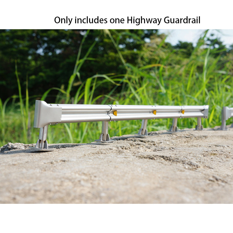 US STOCK Metal Road Barrier Highway Fence for 1/14 RC Car Truck Off-road Vehicles Model Emulated Car DIY Accessories