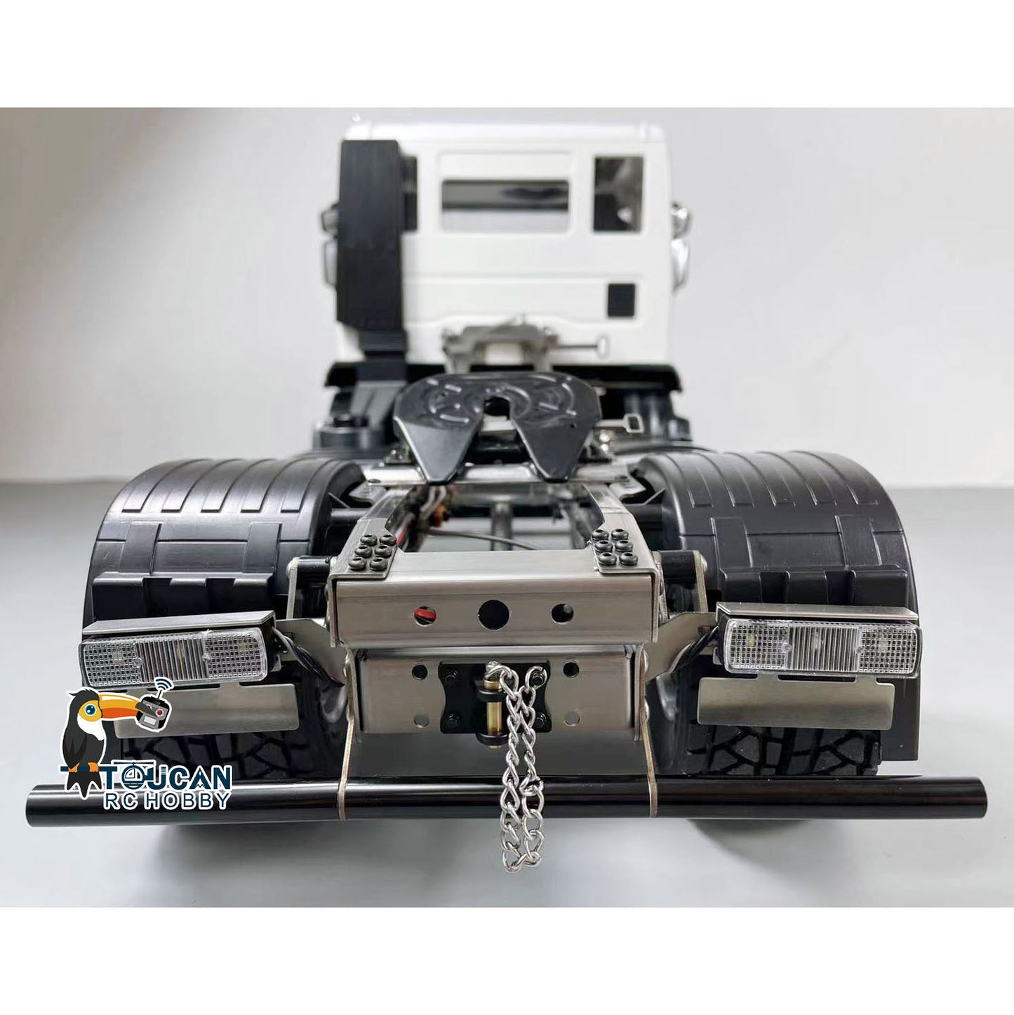 1/14 4x4 Metal RC Hydraulic Dumper Truck Remote Control Tipper Car Hobby Model PNP Light Sound System FlySky I6S