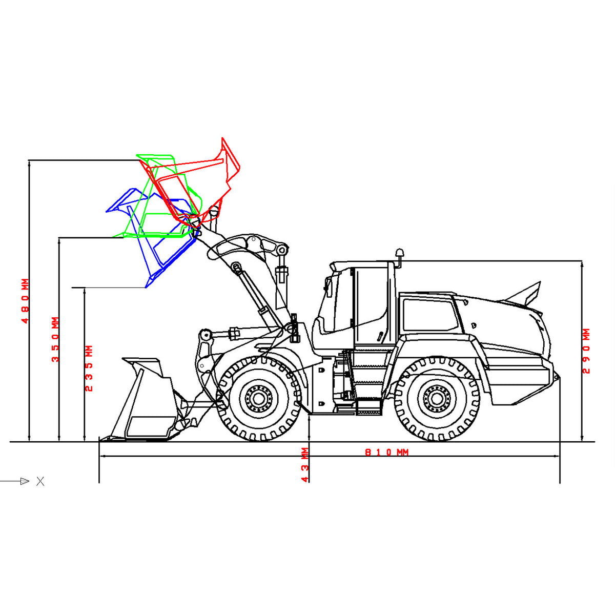 TOUCAN RC HOBBY US Stock XDRC 580 1/14 Metal RC Hydraulic Loader RTR 4-Way Valve Brushless Motor Quick Attachment System Smoke Light Sound for Collectors