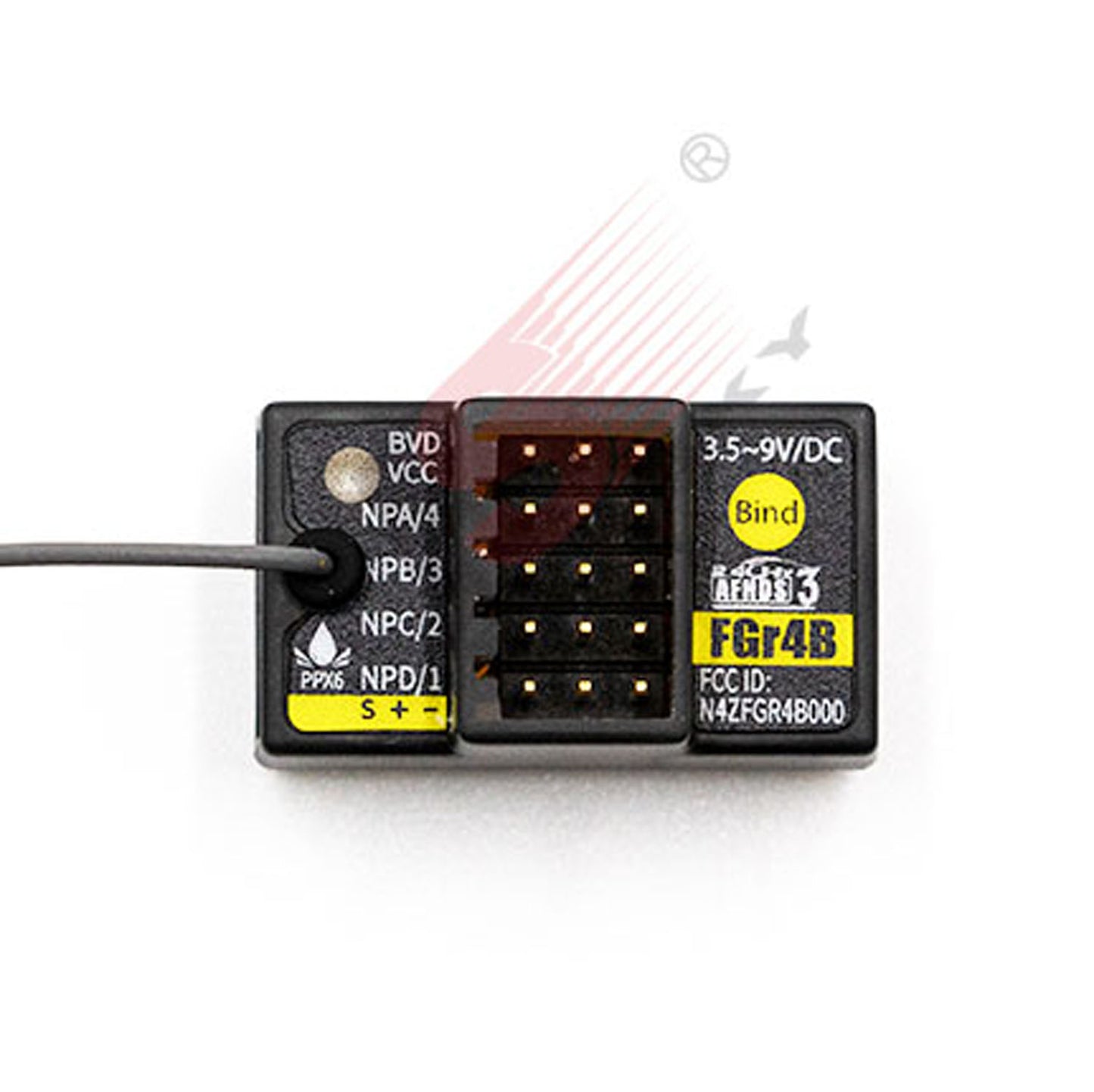 FLYSKY FGR4B 2.4G 4CH Receiver NB4+ Transmitter for PL18EV PL18 RC Truck Car Remote Control Boat Radio System 17*29*16mm