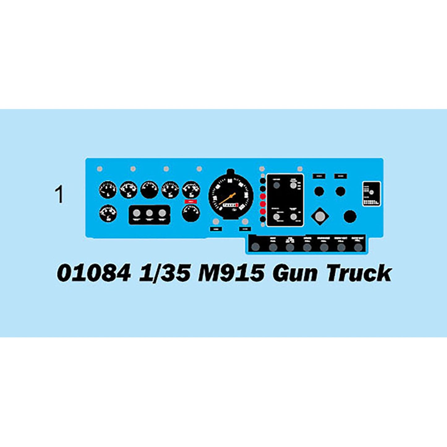 Trumpeter 1/35 01084 Static Plastic Model Armor US Military M915 Armed Truck Transport Vehicle Unassembled KIT Realistic Design