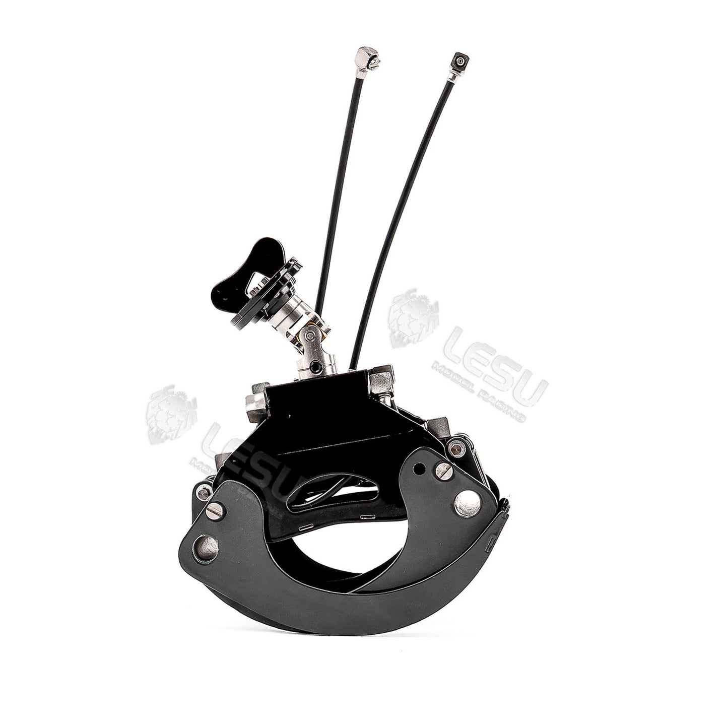 LESU Metal Sieve/Grading/Tilting Bucket Log Grapple Beam Ripper Cultivator Rake for 1/14 Remote Controlled Hydraulic Excavator PC30 B0003