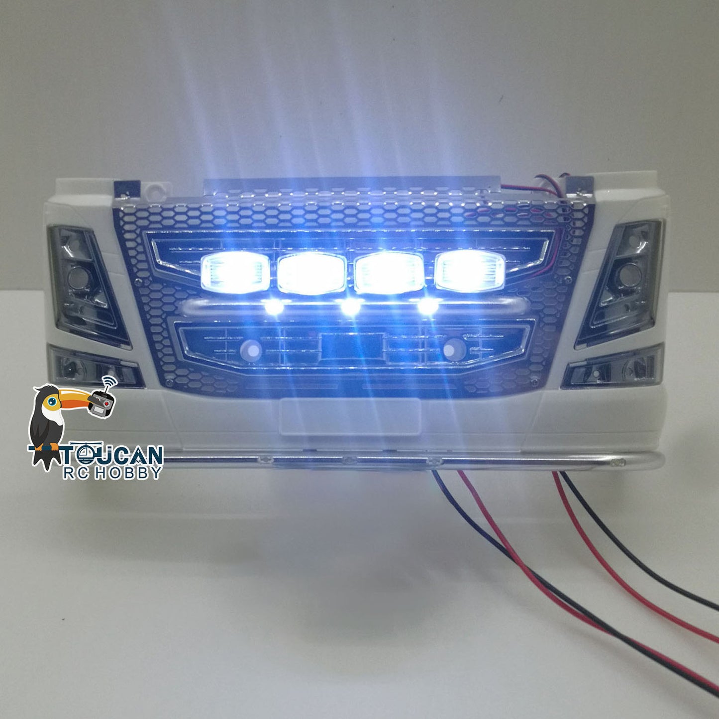 Front Light LED Headlamp for 1/14 RC Truck Radio Control Tractor Car DIY Parts 56360 56323 Accessories Decorations
