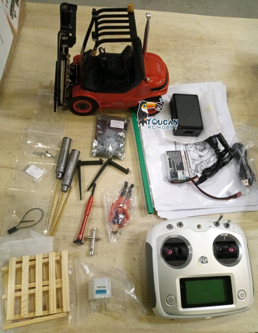 Second Hand Fast Free Shipping for EU LESU 1/14 RC Hydraulic Forklift Transfer Painted Car RTR Truck Motor Light