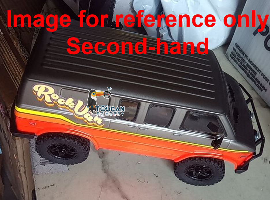 Fast Free Shipping Second Hand US Stock HB 1/18 4X4 RC Mini Rock Crawler CR18P RockVan 1 Remote Control Lorry Car Model Motor ESC Servo LED Lights Transmitter Battery USB Charger