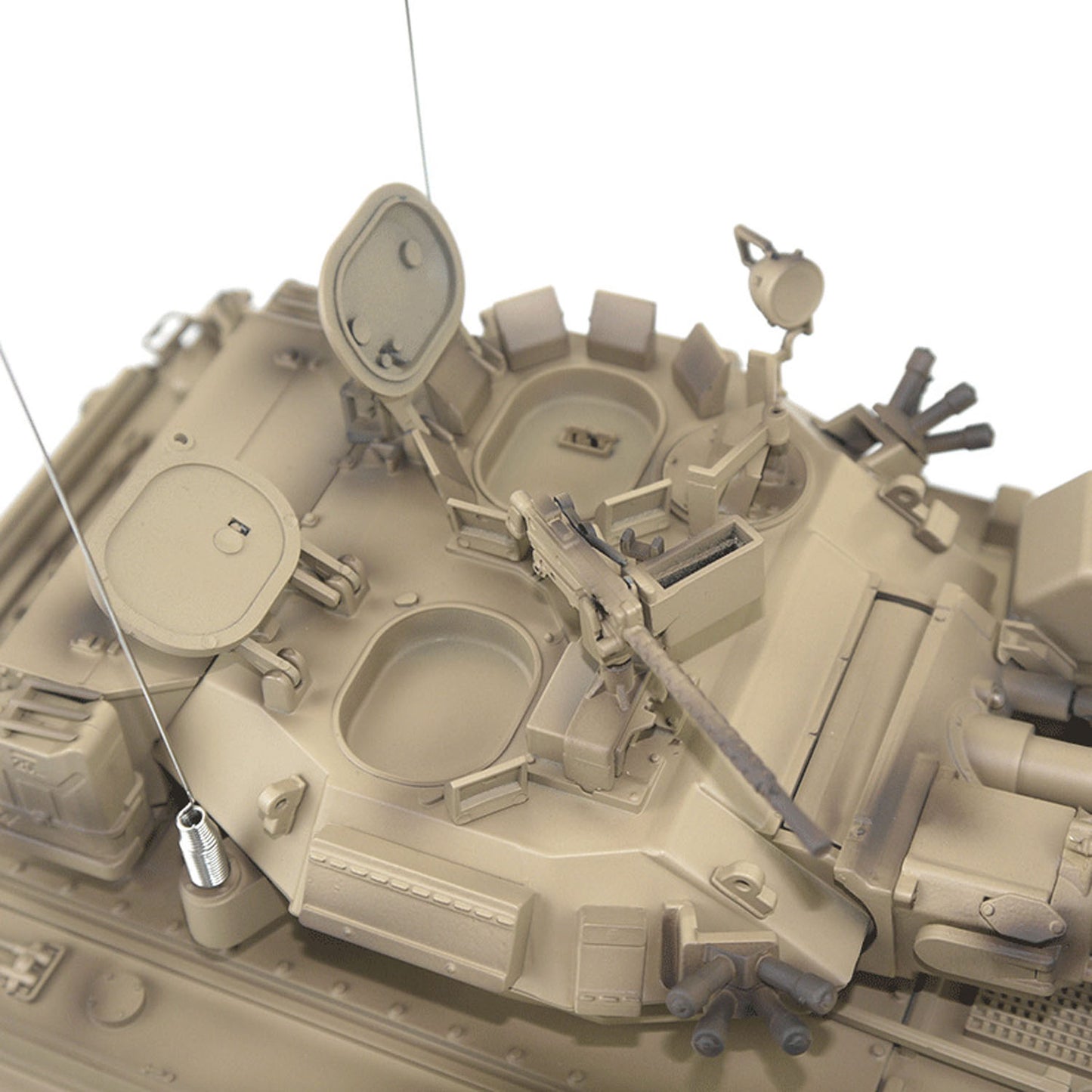 1/16 Tongde Remote Control Tank M2412-A M113A1 MRV Infrared Barrel Recoil Fire Flashing 320 Turret Rotation Metal Drive Gearbox