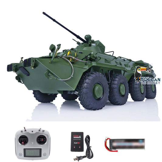 CROSSRC BT8 8X8 1/12 Painted RC Armored Model Radio Control Transport Vehicle RTR Emulated Military Car FlySky I6S