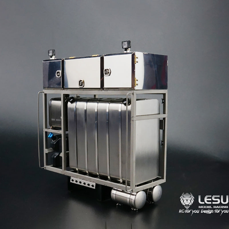 LESU 1:14 RC Model Metal Heavy Equipment Rack for 1/14 TAMIIYA Tractor Truck Car Radio Control Vehicles