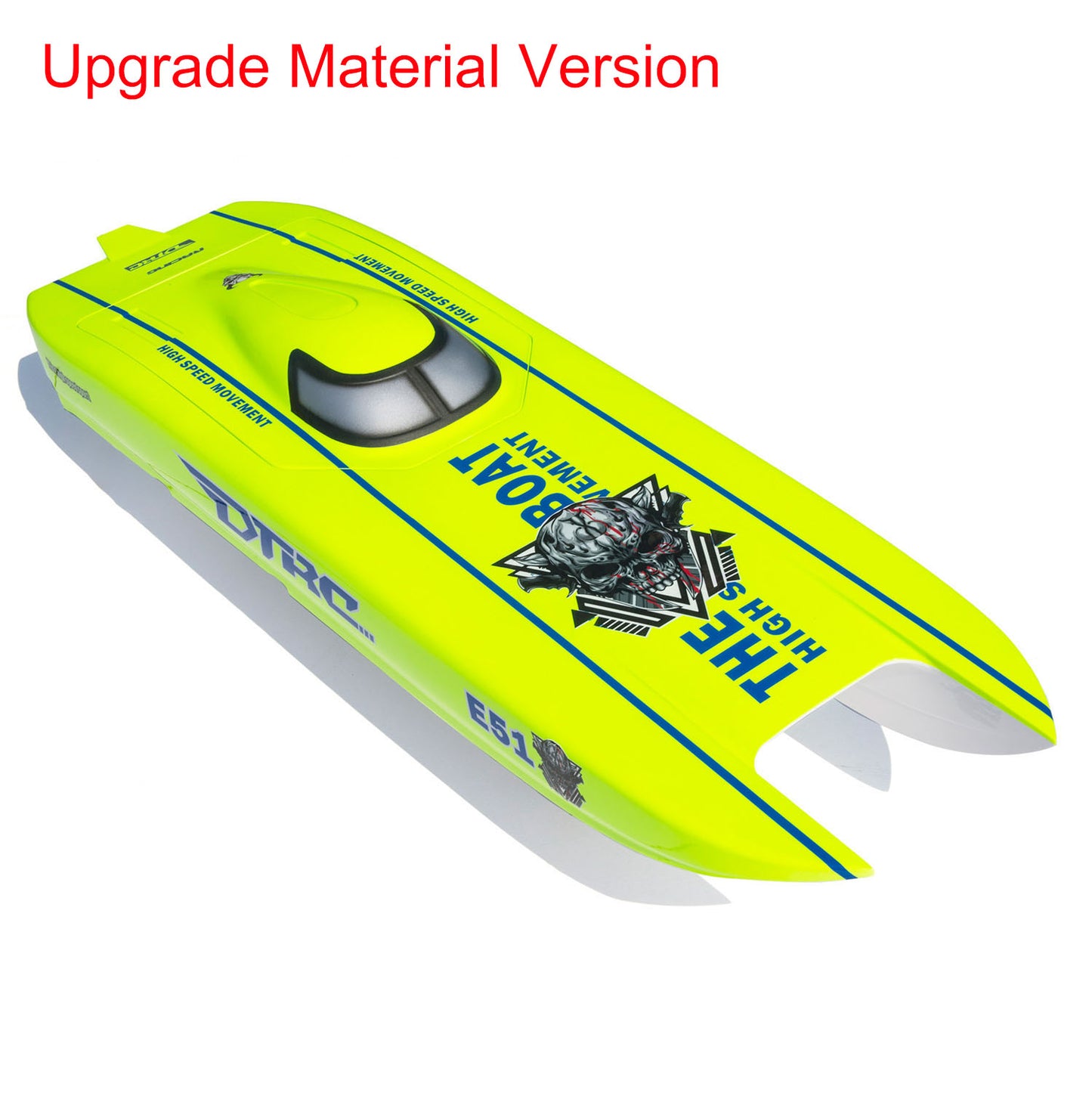 DTRC E51 Electric RC Boat RTR PNP Para?aramid Fiber Waterproof Remote Control Racing Boats Hobby Model Painted Toy Metal Propellers