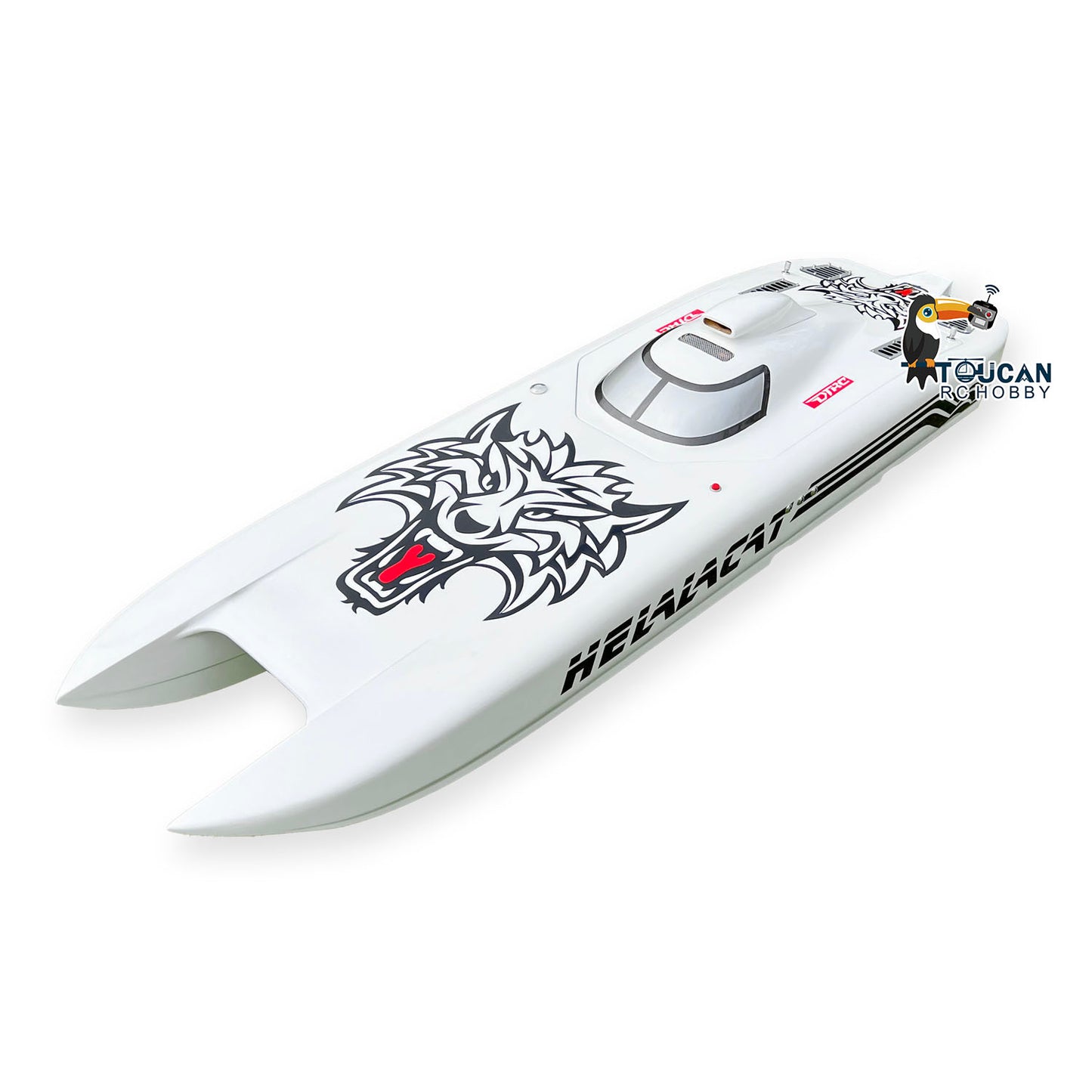 G30E 30CC Prepainted Gasoline Racing KIT RC Boat Hull DIY Model Kevlar for Advanced Player 1300*360*220mm Adult Present W/O Mount